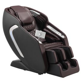 VEVOR Massage Chair, 4D Full Body Zero Gravity Recliner with SL Track, Yoga Stretch, AI Voice Control, Heat, Foot Roller, Retractable Pedal