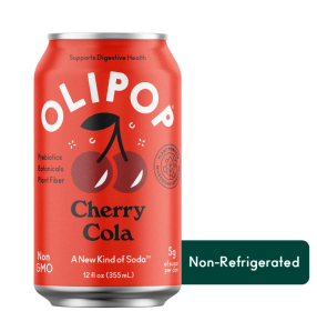 OLIPOP Prebiotic Soda, Cherry Cola, 12 fl oz, Pantry Packs